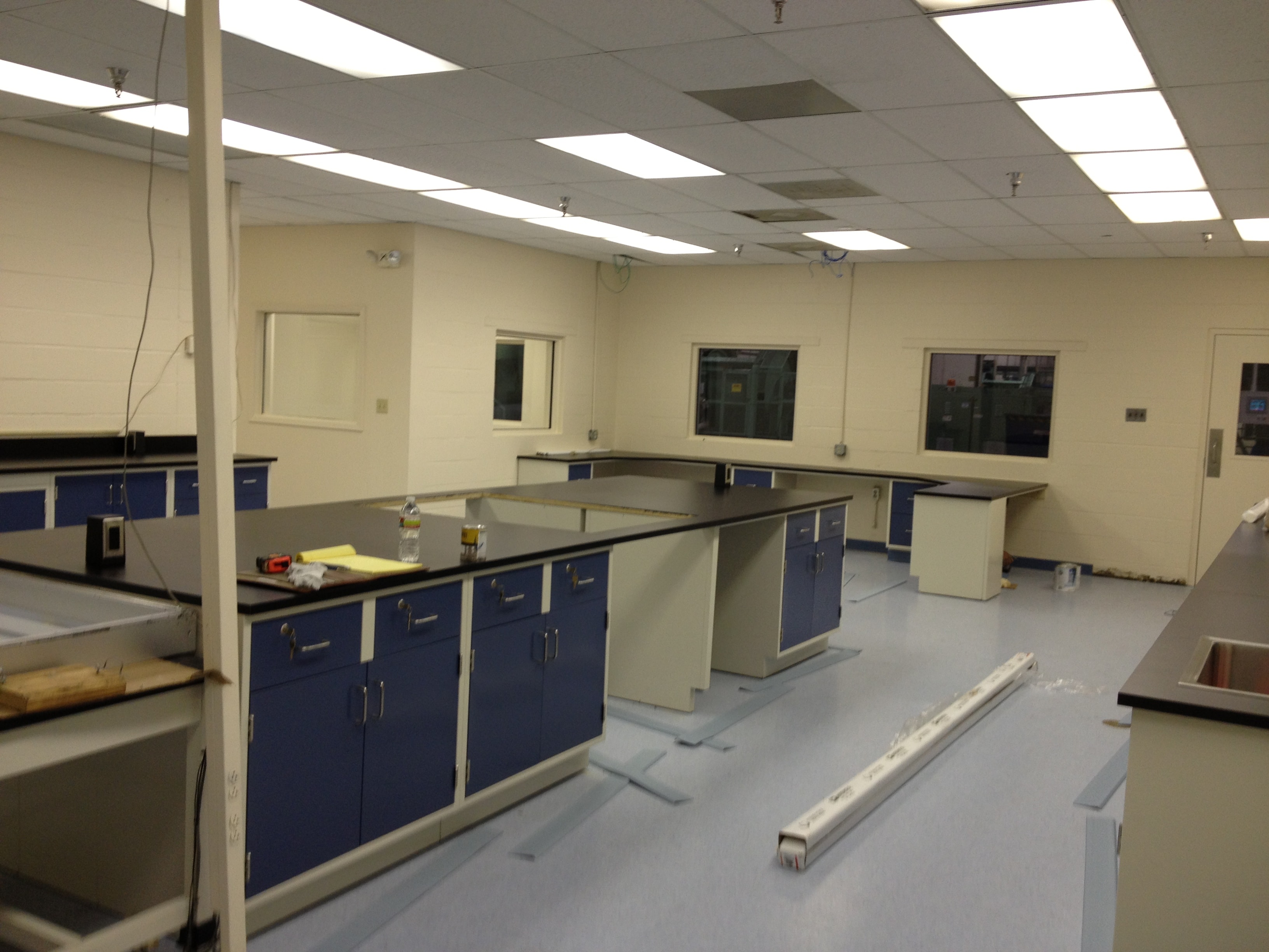 Completed laboratory renovation by USLabs LLC